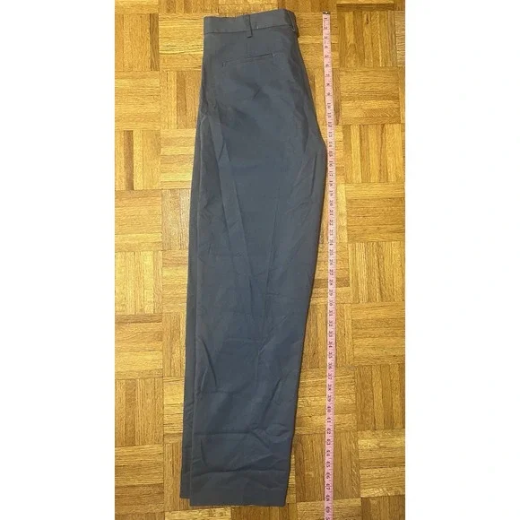 Assembly New York Gray Suiting Flat Front‎ Pants XL Made in USA NWT